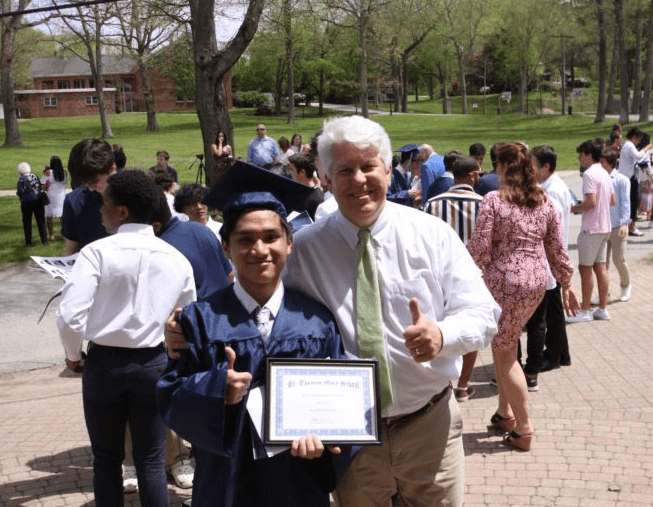 Roland Lemay with STM Graduate